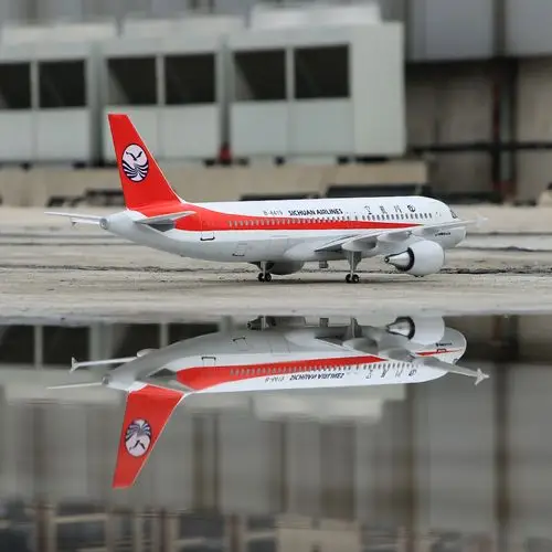 航班3u8633中国机长原型机编号b-6419四川航空a319飞机模型
