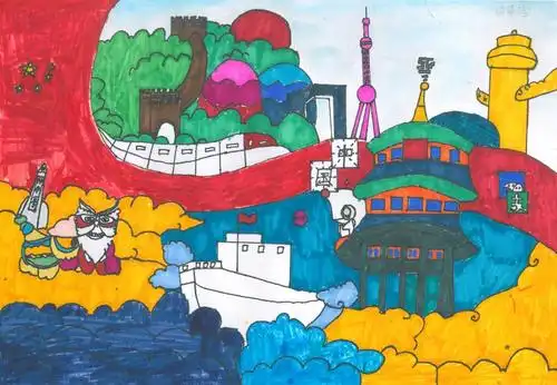 线上展览苔花开第二届乡村儿童美育成果展丨创意翱翔