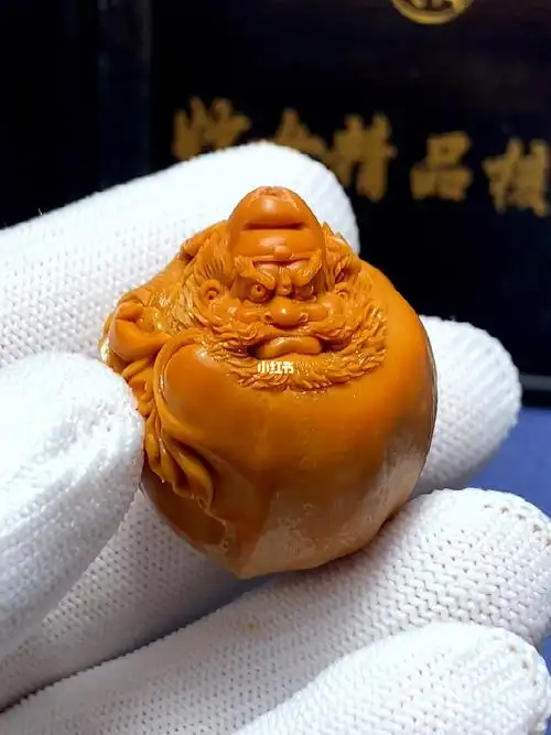 妙女本工核雕作品包衣钟馗单籽