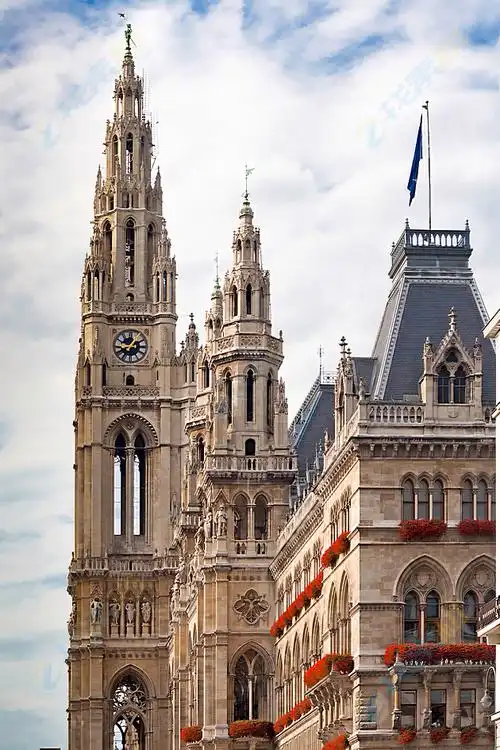 英国传统楼房建筑风光高清图片下载