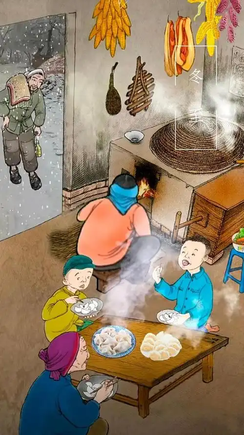 小时候的冬天,老家的炕头总是烧得暖暖和和,大锅里炖着白菜猪肉,小