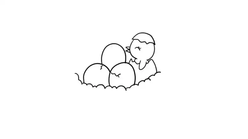 鸟窝简笔画鸟窝怎么画