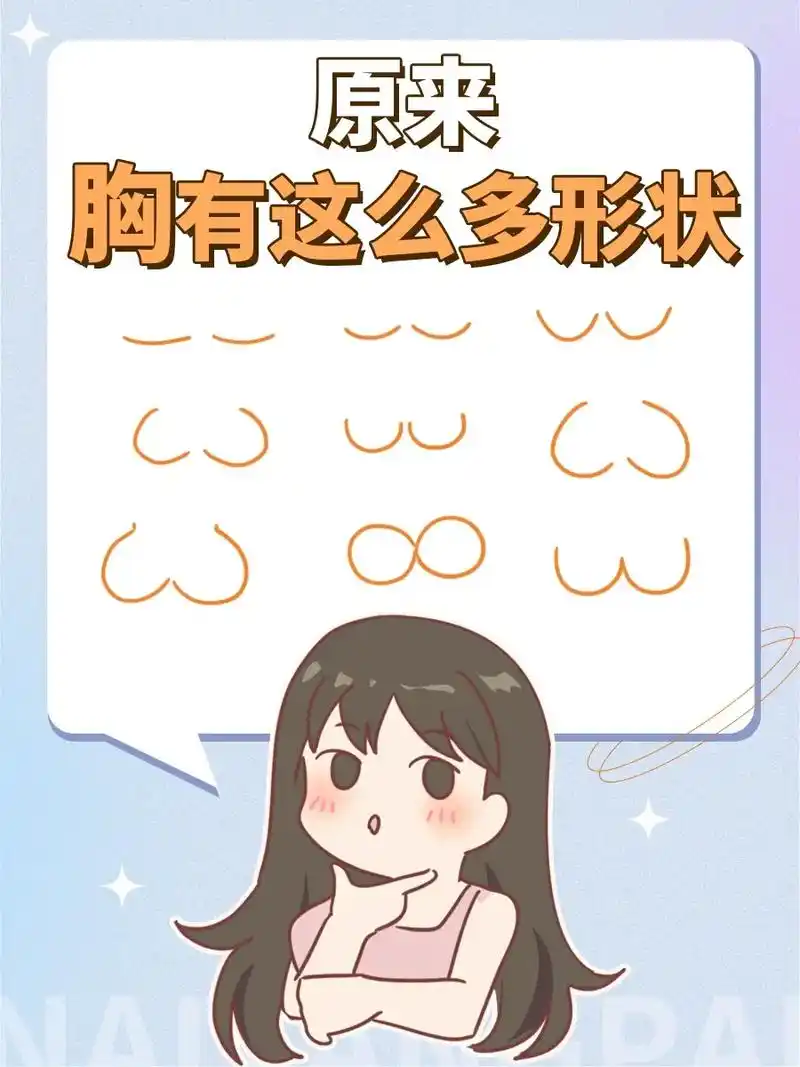 原来胸有这么多形状#奶糖派#抖音图文来了 #胸型 @dou  - 抖音