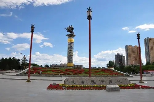 海拉尔成吉思汗广场