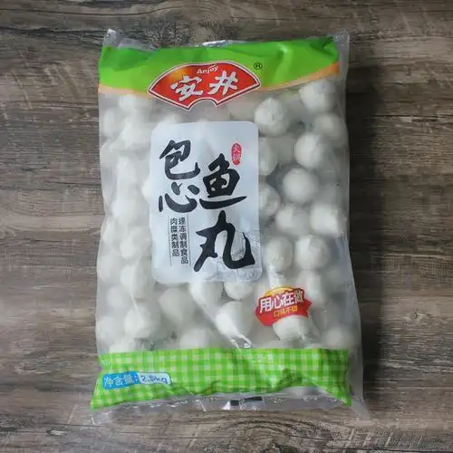 安井包心鱼丸福州爆汁麻辣烫火锅食材火锅丸类