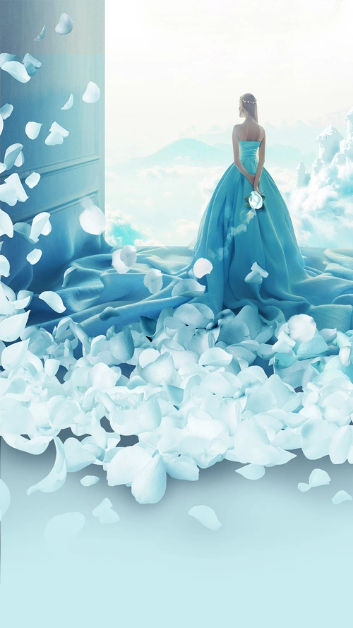 婚纱摄影浪漫海报h5背景psd分层下载