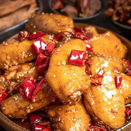 全店满3袋包邮!冷吃鸡中翅即食卤味香辣熟食麻辣鸡肉类零食120g