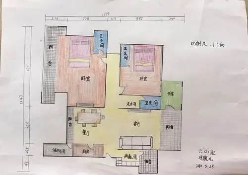 数学实践活动——绘制自家户型平面图