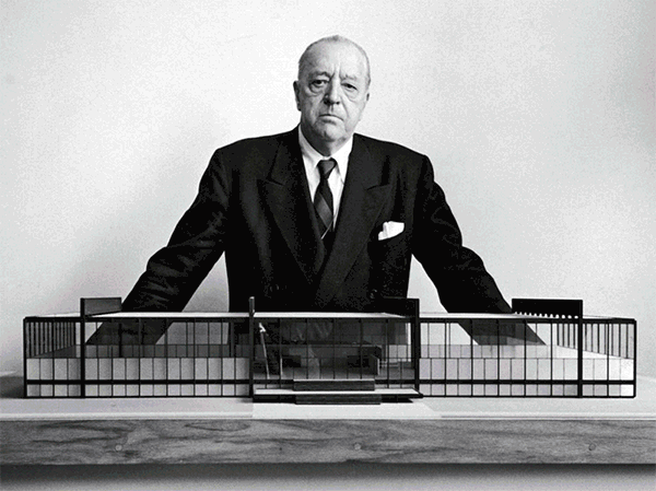 密斯·凡德罗   mies van der rohe 1886 – 1969