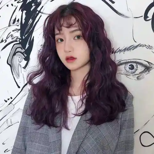 2021网红流行酒红巧克力棕显白发色女生自己在家染颜色染发剂彩色显白