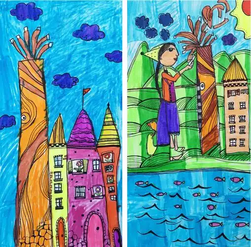 青岛市第52个"世界地球日"绘画大赛获奖作品选登(四)