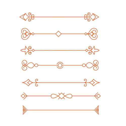 几何直线线条装饰边框素材