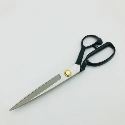 厂家直销高档裁缝剪刀 铁手柄裁缝剪刀 高档铸服装佐料大裁缝剪