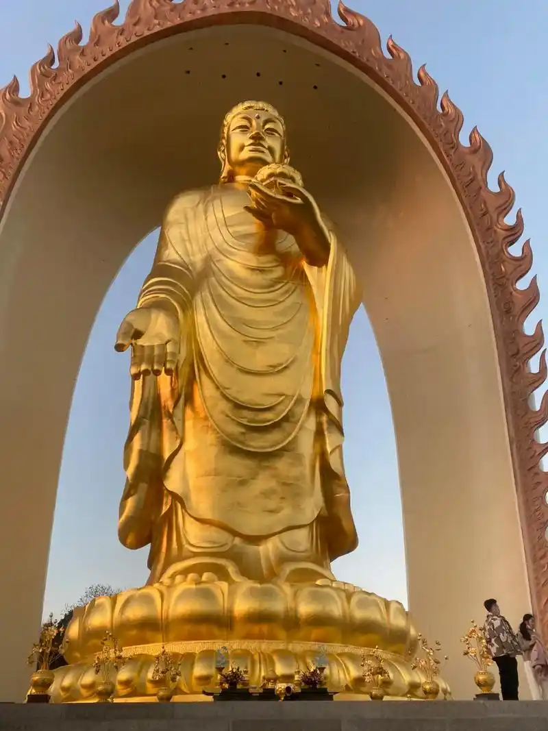 东林大佛,一个毫无商业化的佛教圣地,全球第一高阿弥陀佛