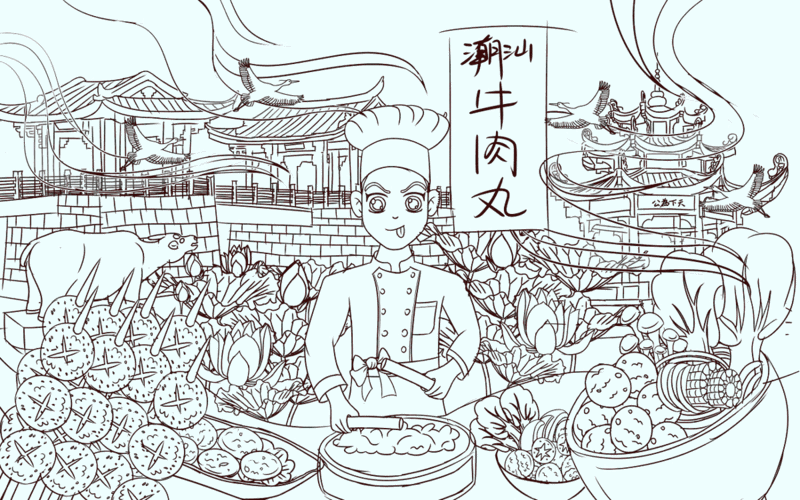 潮汕手工牛肉丸-爽韧可口,回味无穷