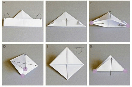 经典小船折纸的折叠方法