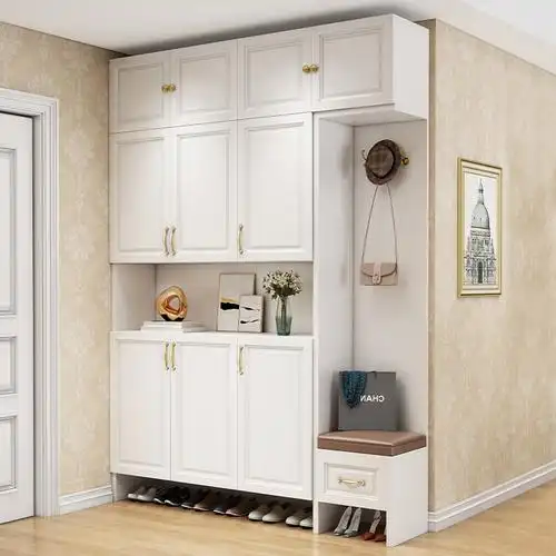 鞋柜家用门口大容量入户玄关柜一体古达靠墙客厅门厅柜阳台储物柜