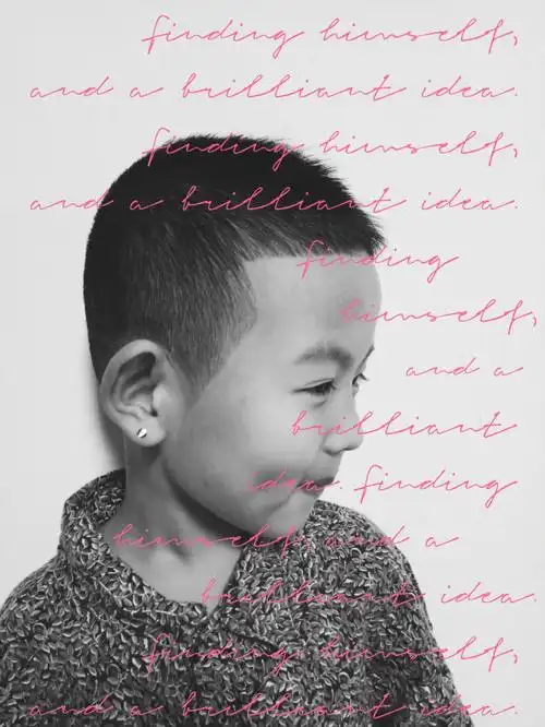 后面是吵着也要拍照的妹妹#栗子头发型#韩系男童发型