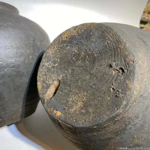 古玩陶器古董高古陶瓷汉代灰陶罐