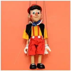 木质人偶摆件