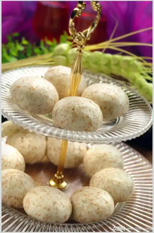 小吃招牌麦香包食品图片