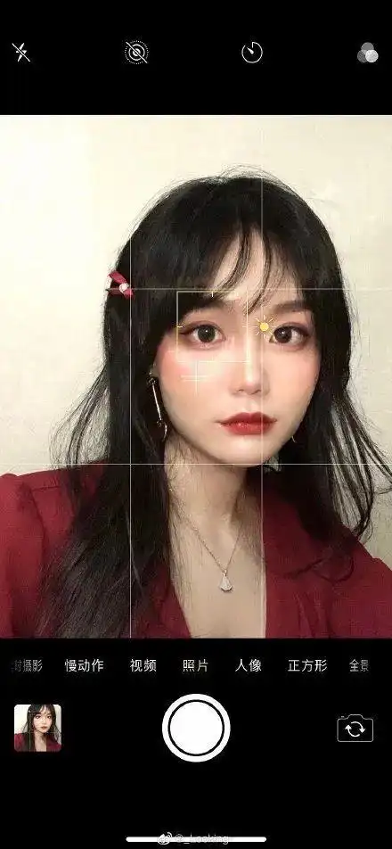 原相机自拍有多美我又心动了