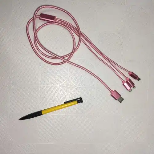 一拖三通用数据线苹果安卓充万能数据线铝合金三合一编织线批发