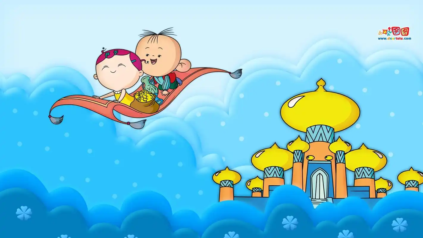 大耳朵图图可爱卡通电脑桌面壁纸