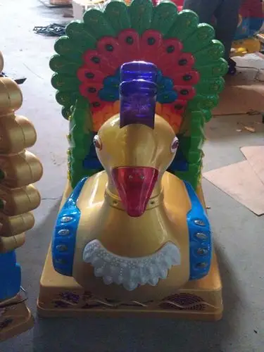 2014新款闪灯孔雀跑车摇摆机 儿童电动摇摇马投币摇摇车