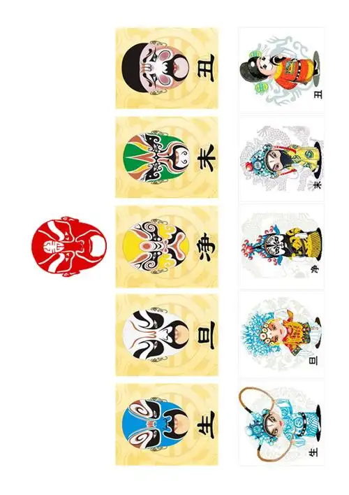 "京剧:生,旦,净,末,丑介绍及素材"-设计之家