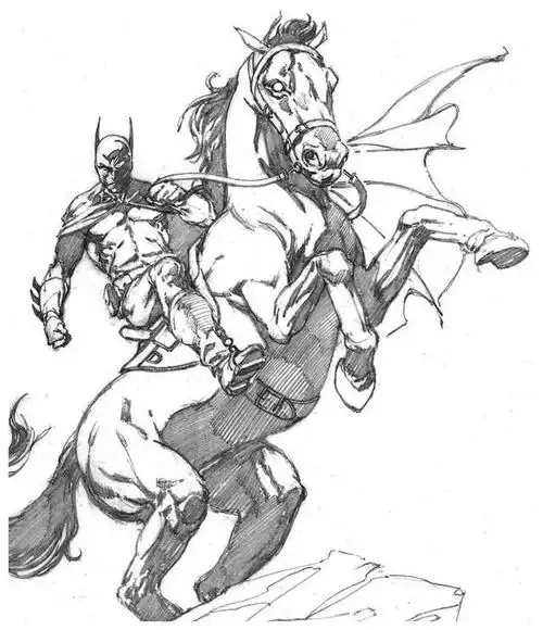 超级英雄硬核手绘线稿漫威dc人物齐聚不画看着都过瘾