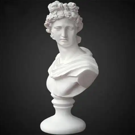 石膏像素描入门教程 阿波罗石膏像素描高清图片