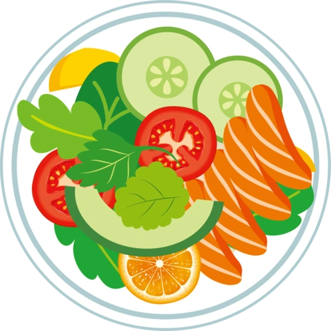 一碟小菜简笔画