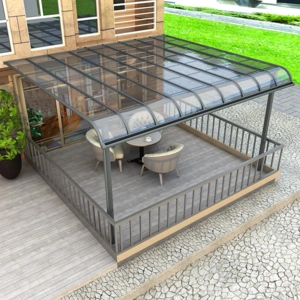 雨棚铝合金户外图片