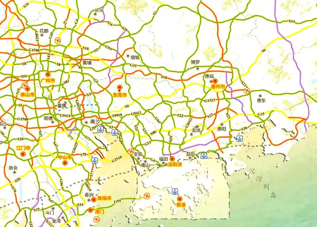 广东省高速公路2035年发展规划:构建现代化高速网络