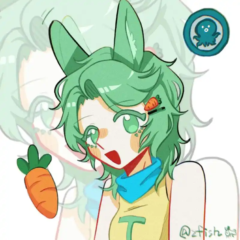 浅画个海纵#海底小纵队 #突突兔#达西西#呱兔 #绘画#拟人 - 抖音