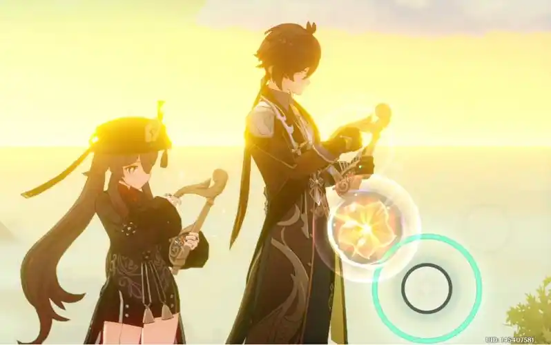 【原神】【风花节庆典】【风物之歌演奏】钟离胡桃往生堂父女俩在庆