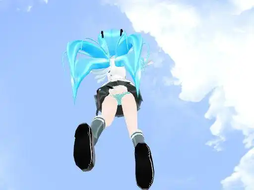 求初音miku露底图片