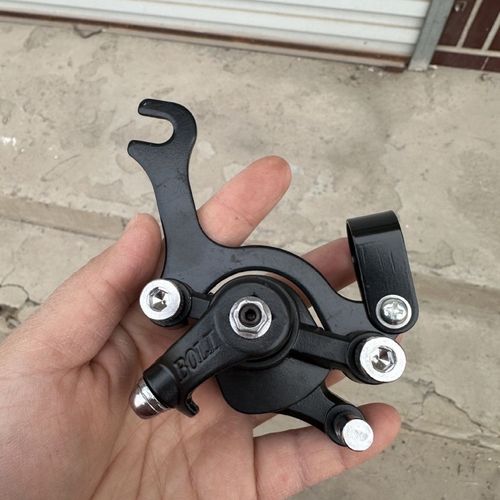 自行车刹车装置抱刹改碟刹支架线拉机械式碟刹络钼钢碟片螺纹旋式