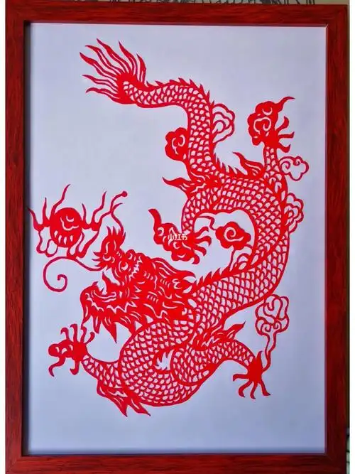 纸刻中国龙