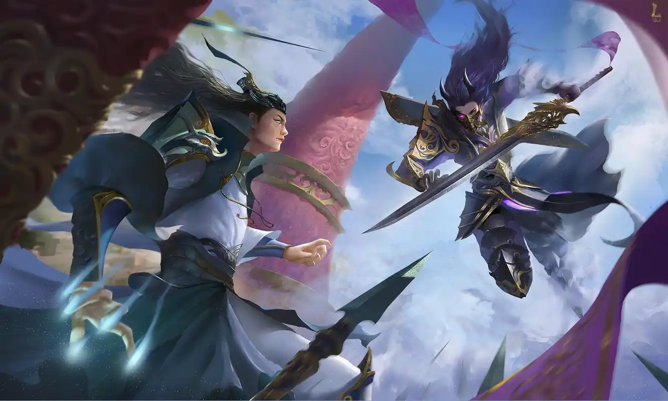 仙侠对战 原画宣传图|插画|游戏原画|ld橙 - 原创作品 - 站酷 (zcool)