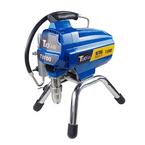 天拓7100电动乳胶漆喷涂机乳胶漆油漆小型电动高压喷涂机外贸机型