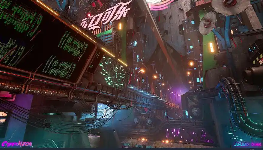 [ue4] 赛博朋克:霓虹中国 (cyberneon)