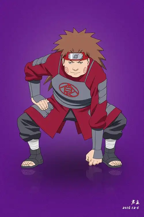 鼠绘--第十班之秋道丁次(蝶)