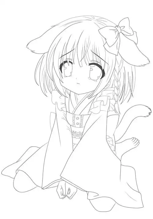 手绘 插画 线稿 手稿 黑白素材