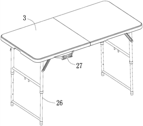 一种折叠桌的制作方法