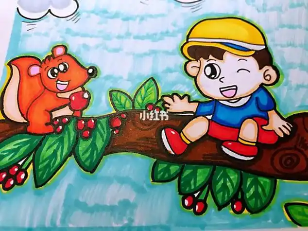 我的动物朋友简笔画我的动物朋友简笔画手抄报