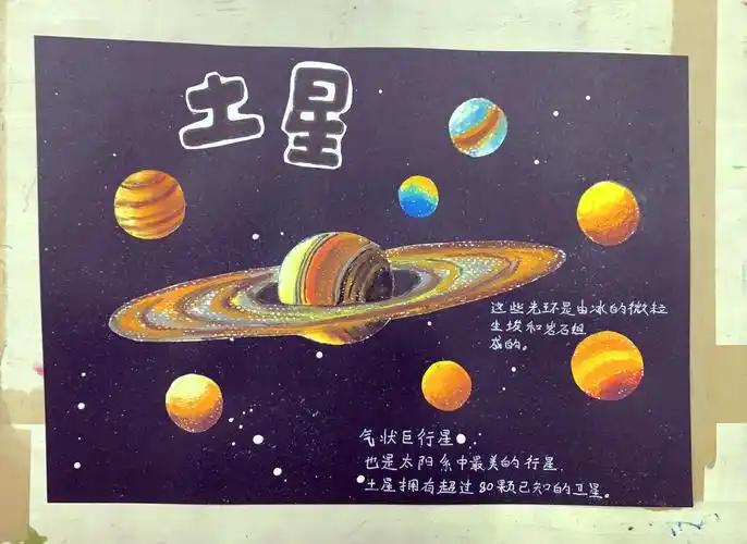 96太阳系八大行星简笔画集锦