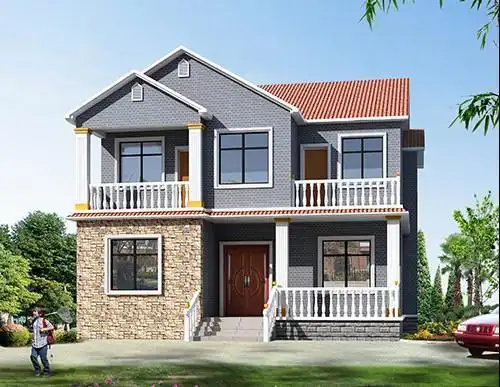 8套乡村别墅,美观大方,这才是适合农村人建的房子