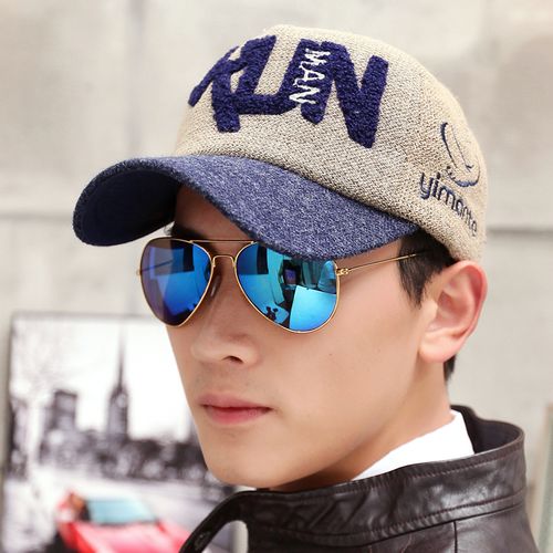 热销鸭舌帽男青年_冬季男士帽子鸭舌帽韩版针织毛线帽秋冬天韩国休闲